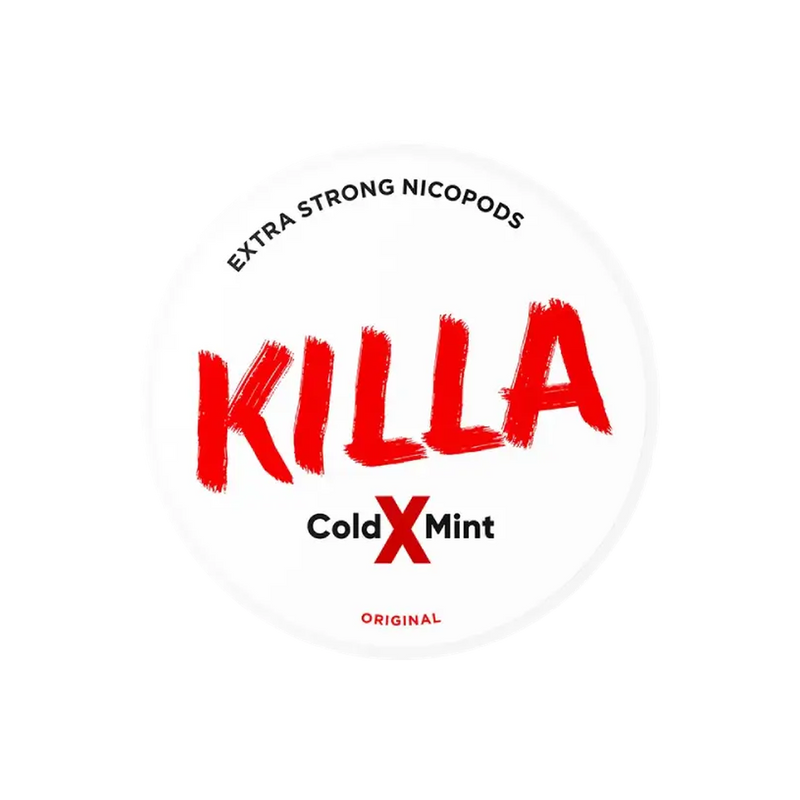 KILLA Cold X Mint – nikotintasak doboza