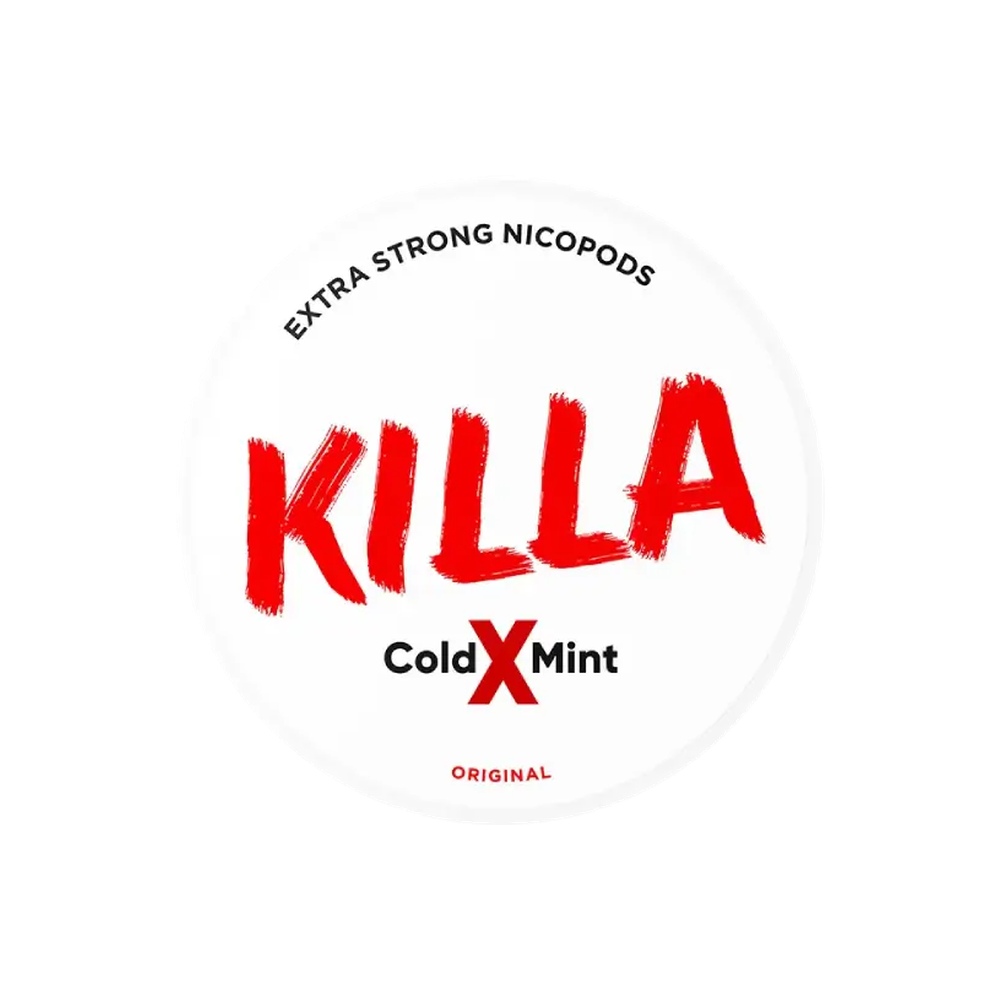 KILLA Cold X Mint – nikotintasak doboza