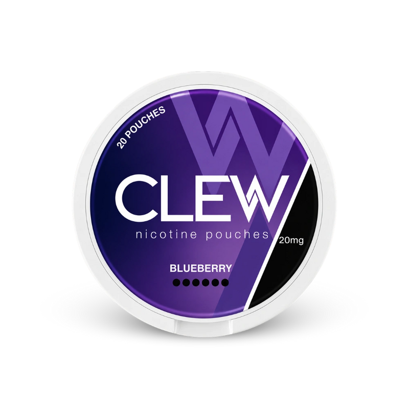 CLEW Blueberry 20mg – nikotinpárnák doboze