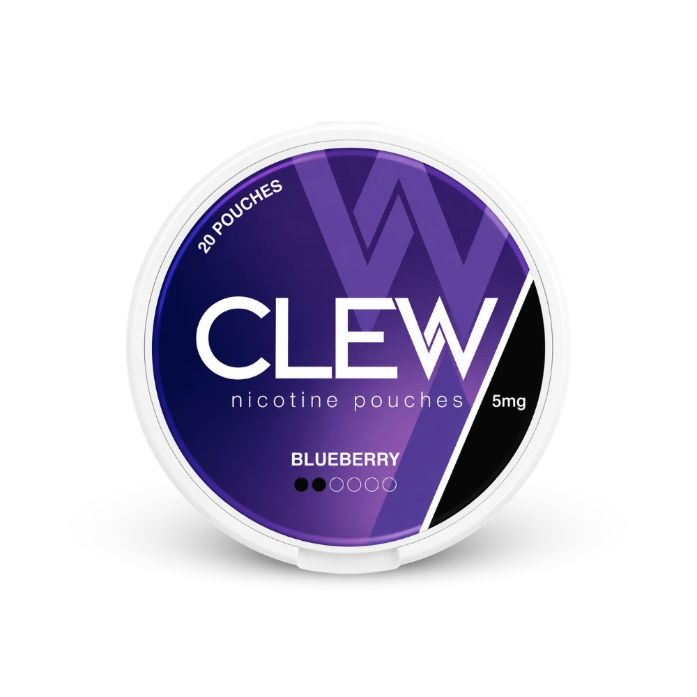 CLEW Blueberry 5mg – nikotinzacskók doboza