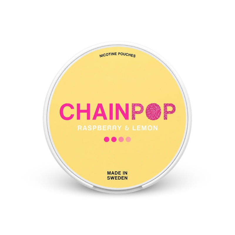 Chainpop Raspberry Lemon – nikotin zacskók doboza