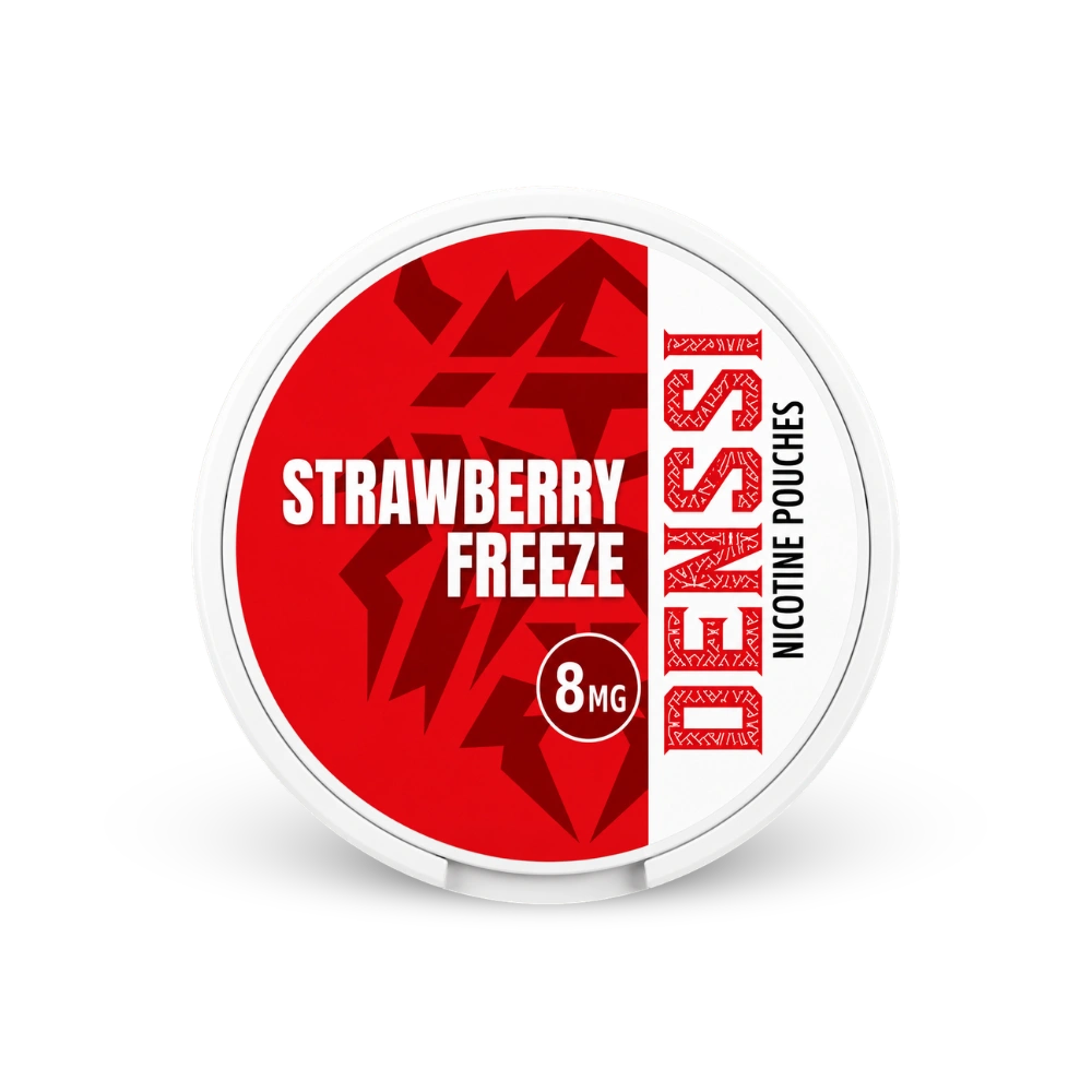 Denssi Strawberry Freeze 8mg – nikotinpamutok doboза