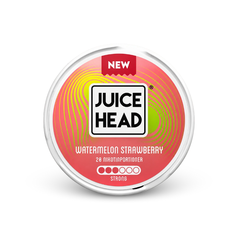 Juice Head Watermelon Strawberry Strong – nikotinpárnák doboza