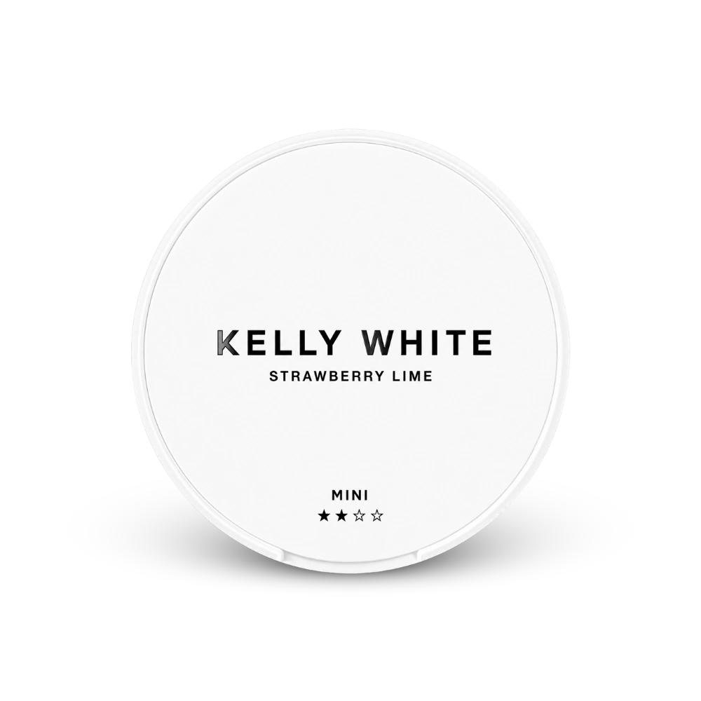Kelly White Mini Strawberry Lime – nikotinpárna doboza