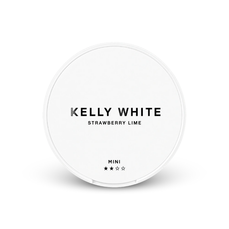 Kelly White Mini Strawberry Lime – nikotinpárna doboza