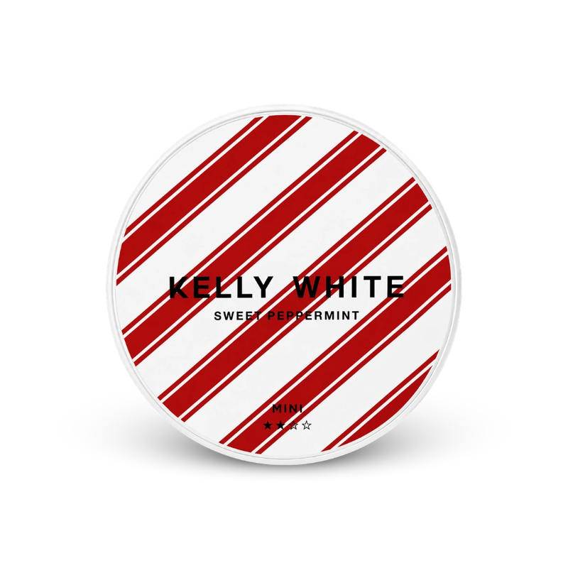 Kelly White Mini Sweet Peppermint – nikotin zacskók doboza