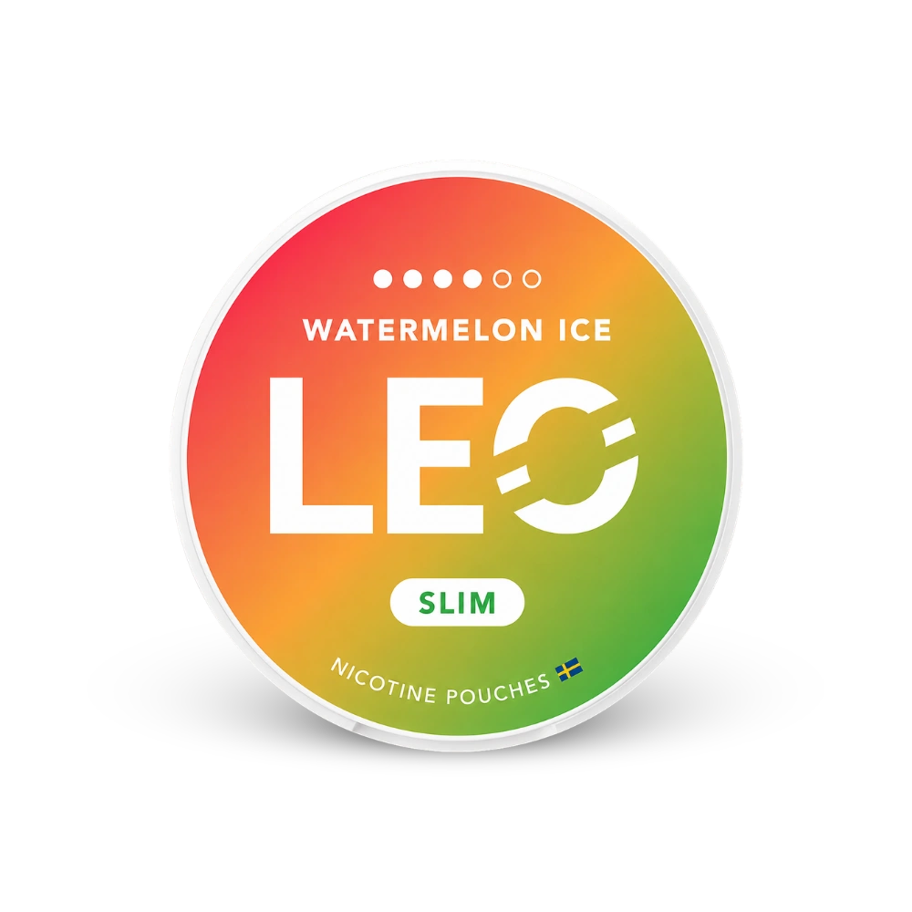 LEO Watermelon Ice Strong – nikotin zacskók doboza