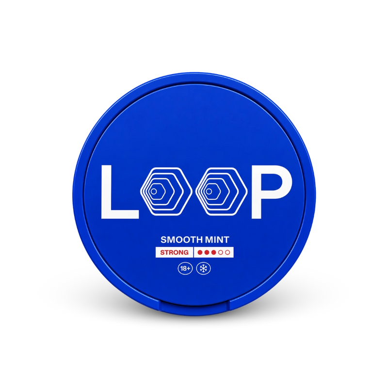 LOOP Smooth Mint Strong – nikotintáskák konzerve