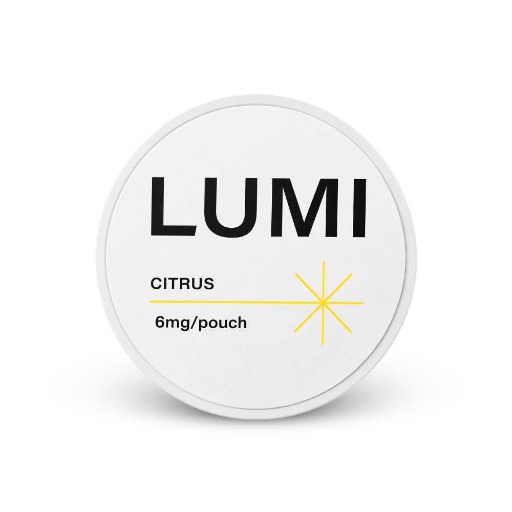 LUMI Citrus 6mg – nikotin zacskók doboza