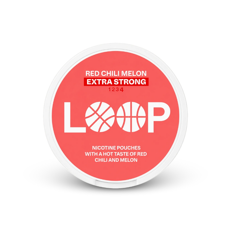 Loop Red Chili Melon Extra Strong – nikotin tasak doboza