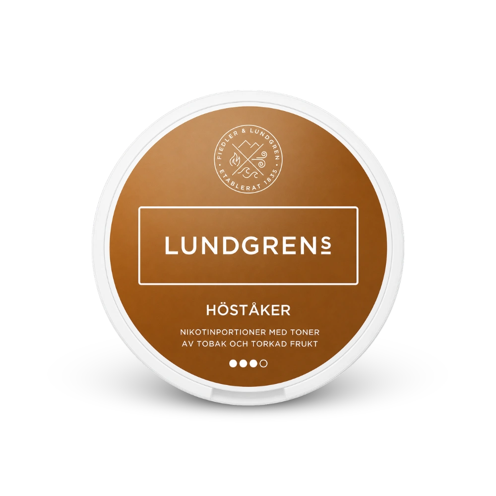 Lundgrens Höståker – nikotinpárnák doboza