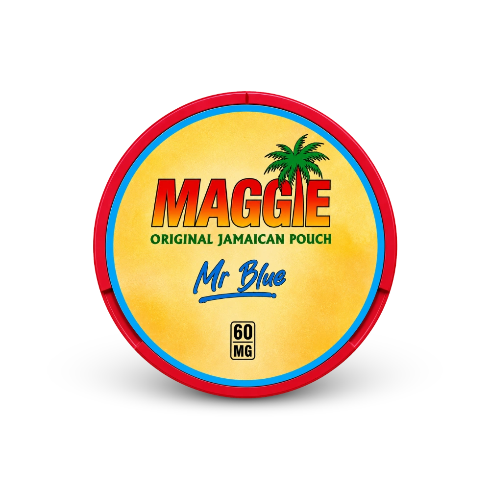 MAGGIE Mr Blue 60mg – nikotin zacskók doboza