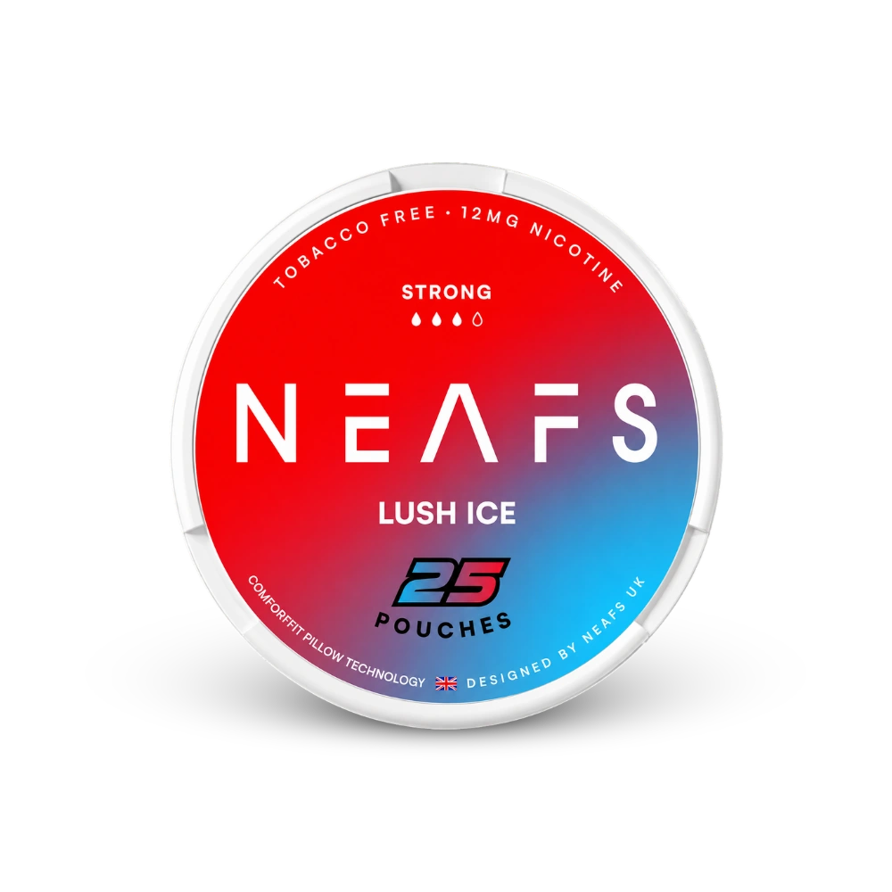 NEAFS Lush Ice Strong – nikotin zacskók doboza