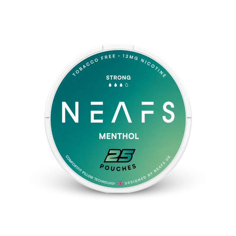 NEAFS Menthol Strong – nikotin zacskók doboza