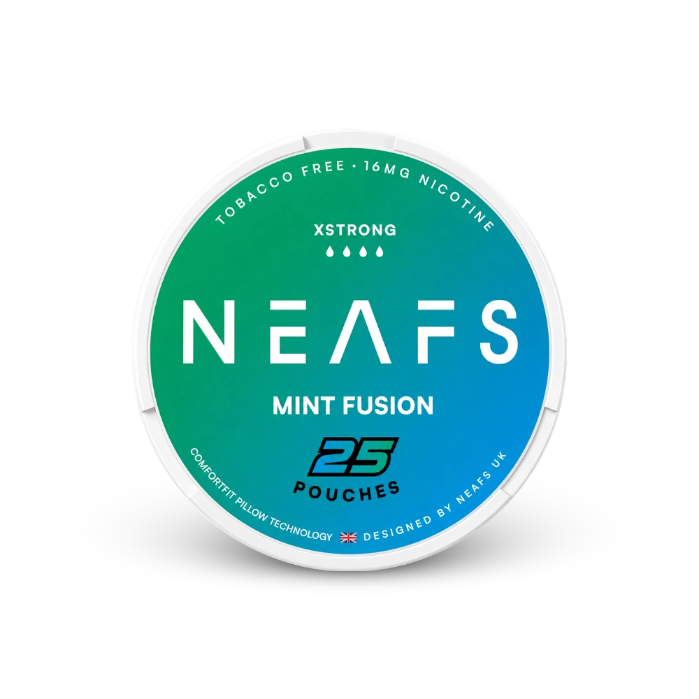 NEAFS Mint Fusion Extra Strong – nikotin zacskók doboza