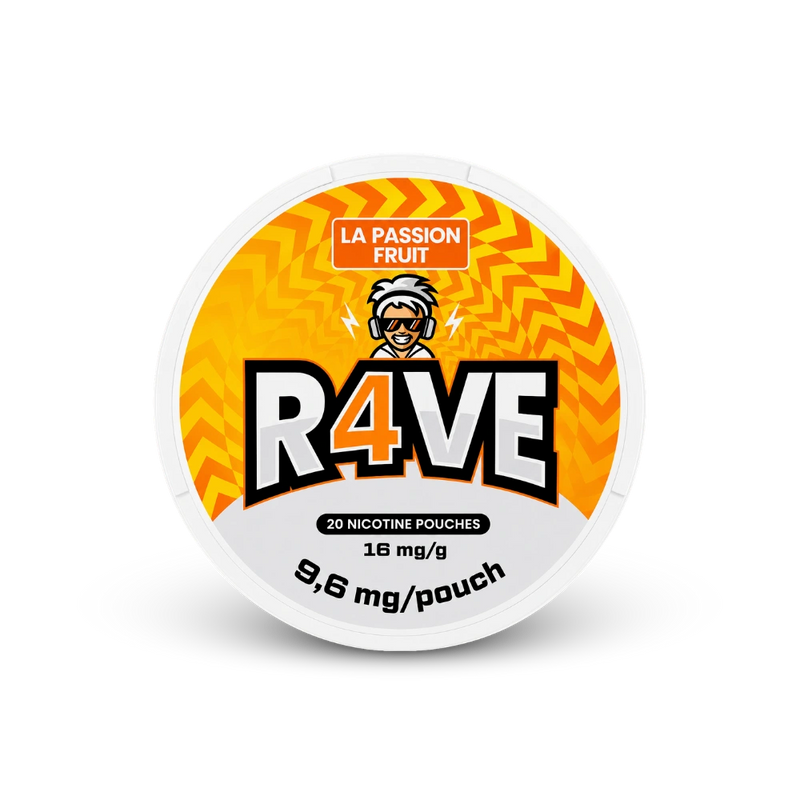 RAVE La Passion Fruit 16mg – nikotinpárna doboza