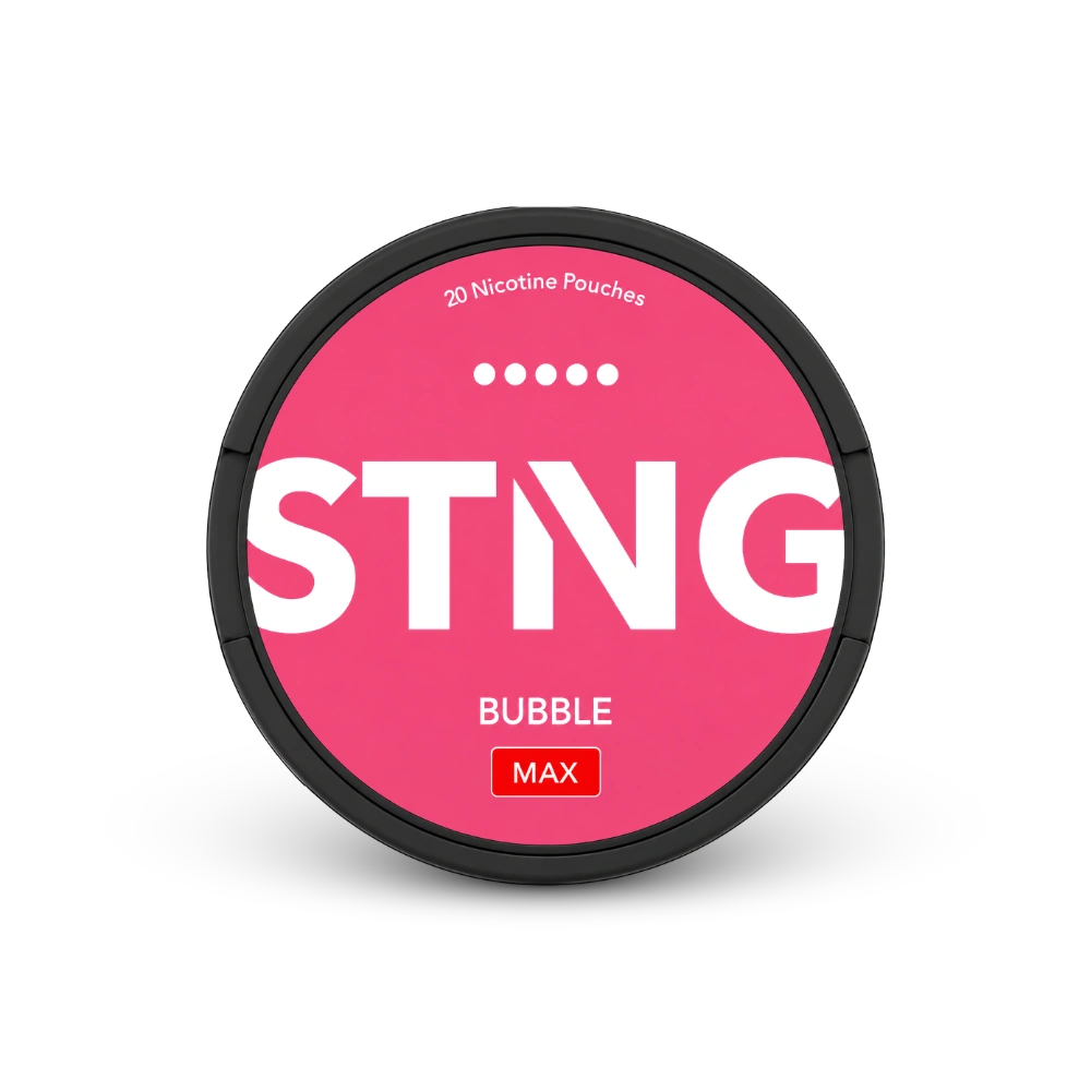 STNG Bubble MAX (EN) – nikotinpárnák doboza