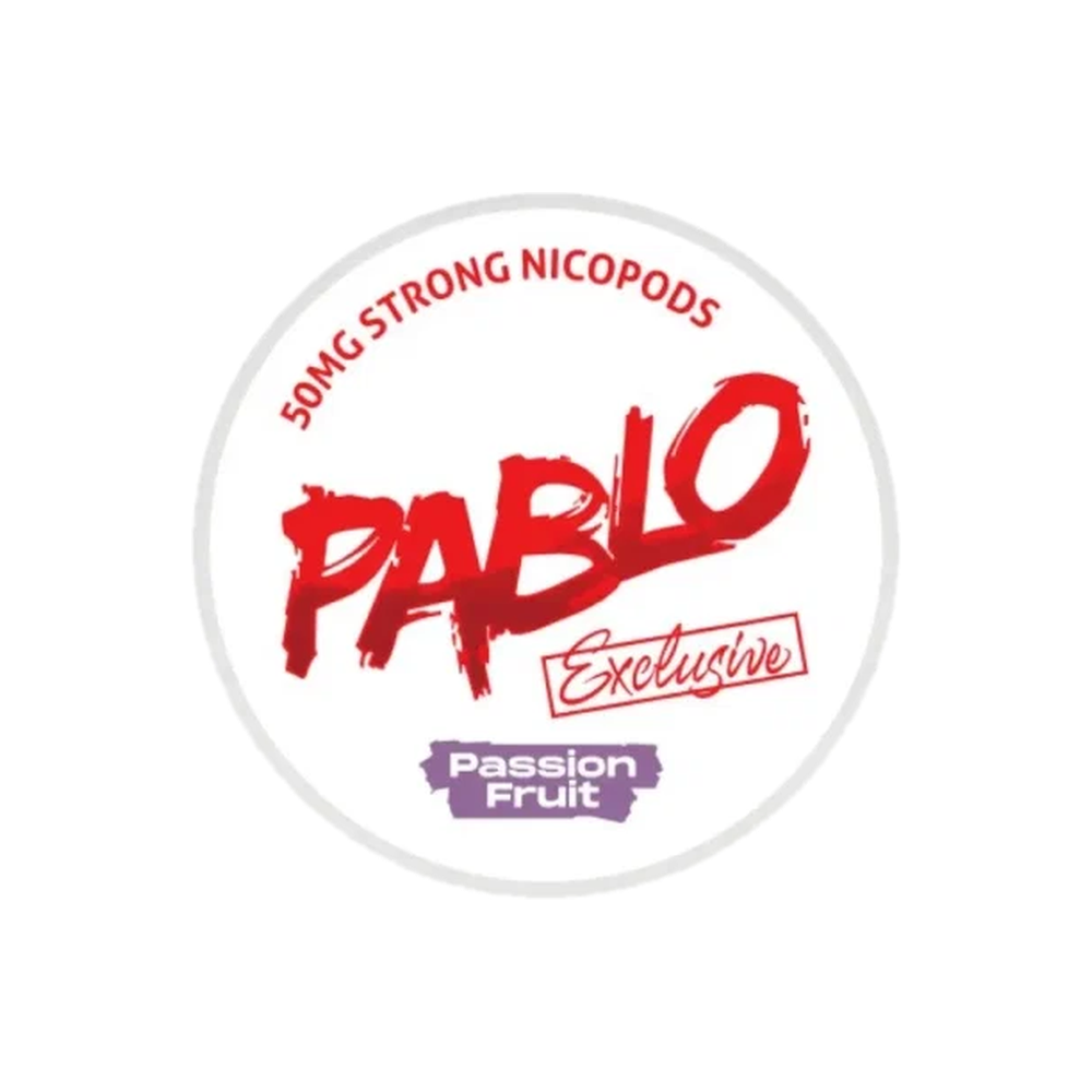 PABLO Exclusive Passion Fruit Strong – nikotinpárnák doboza