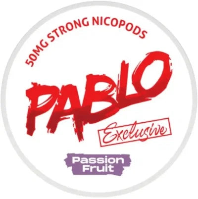 PABLO Exclusive Passion Fruit Strong – nikotinpárnák doboza