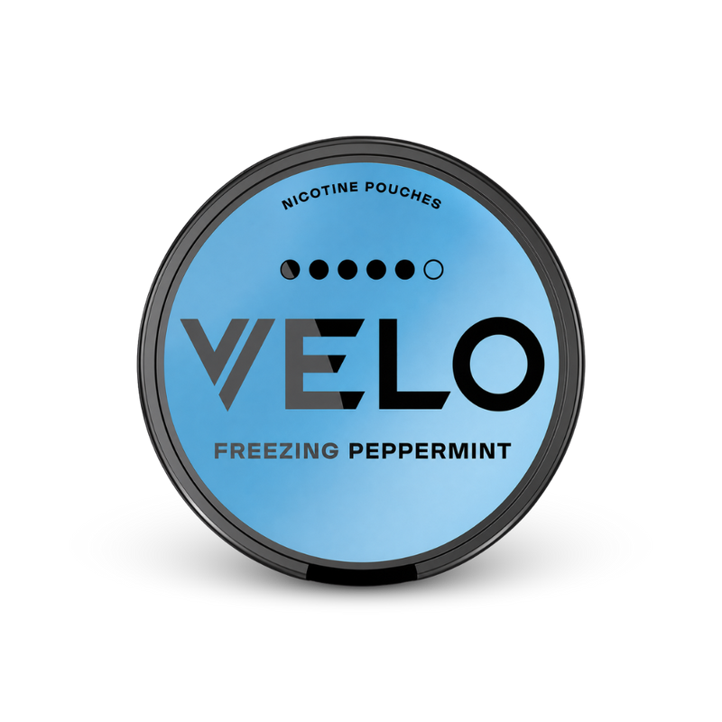VELO Freezing Peppermint Ultra – nikotinpárnák doboза