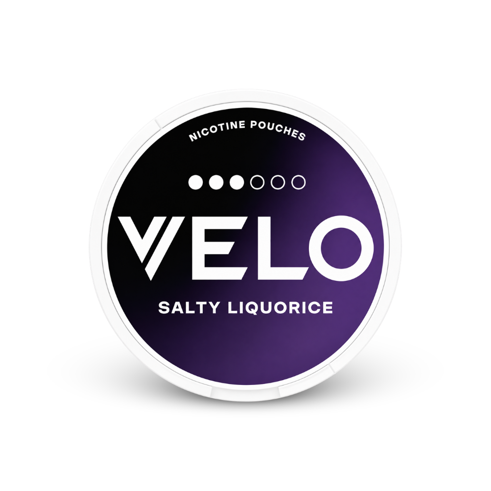 VELO Salty Liquorice – nikotin tasakok doboза