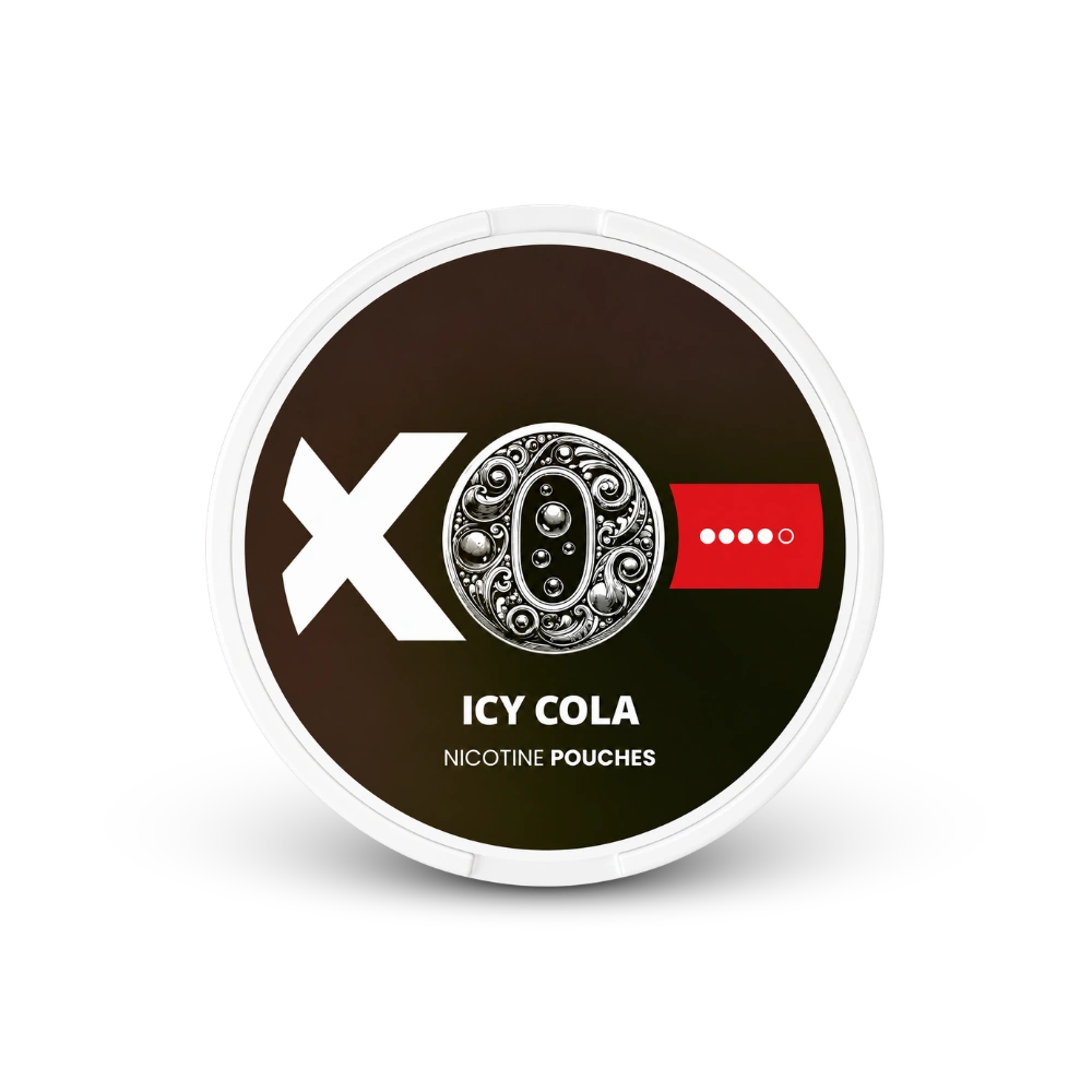 XO Icy Cola – nikotin zacskók doboza