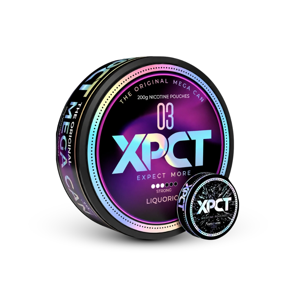 XPCT Black Mega Liquorice – nikotin tasak doboza