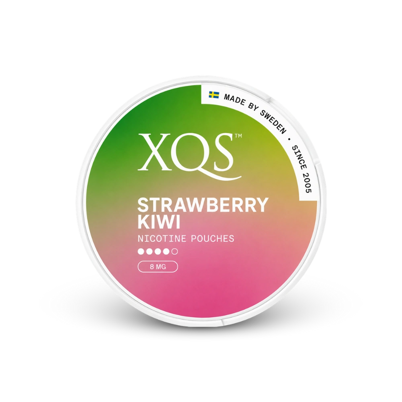 XQS Strawberry Kiwi Strong – nikotinpárnák doboza