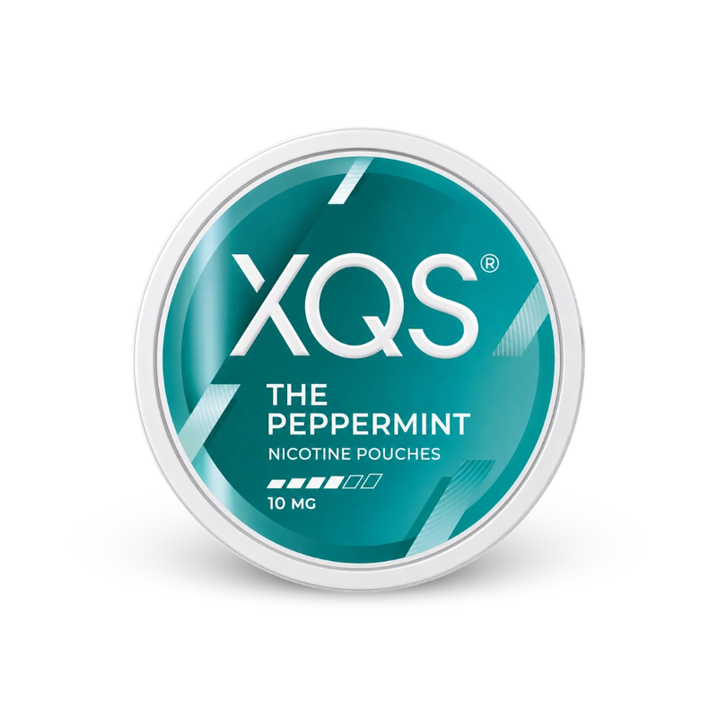 XQS The Peppermint 10mg – nikotintartalmú zacskók doboza