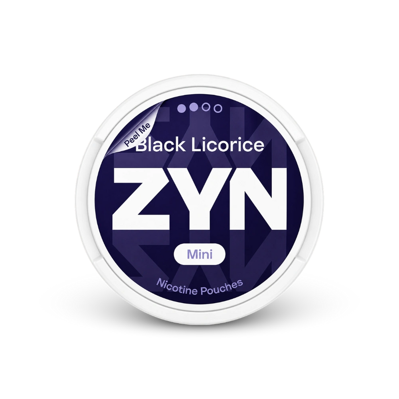 ZYN Black Licorice Mini S2 – nikotin tasak doboза