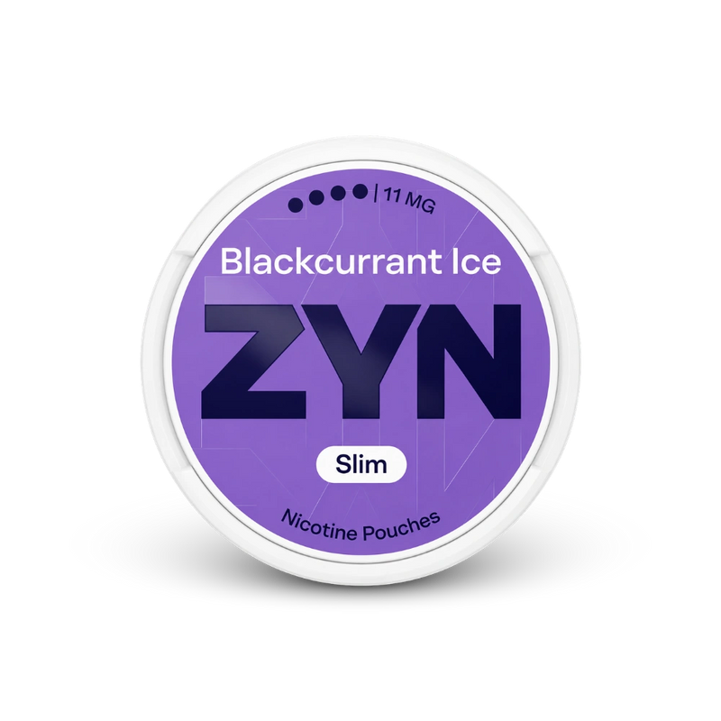 ZYN Blackcurrant Ice Slim S4 – nikotin párnák doboza