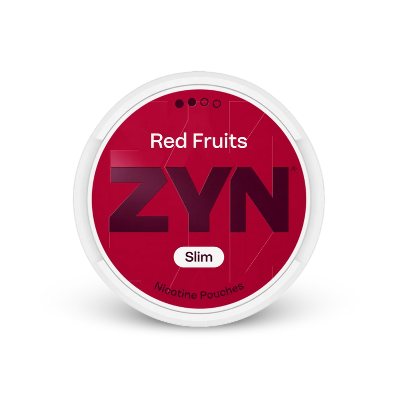 ZYN Red Fruits Slim S2 – nikotin zacskók doboza