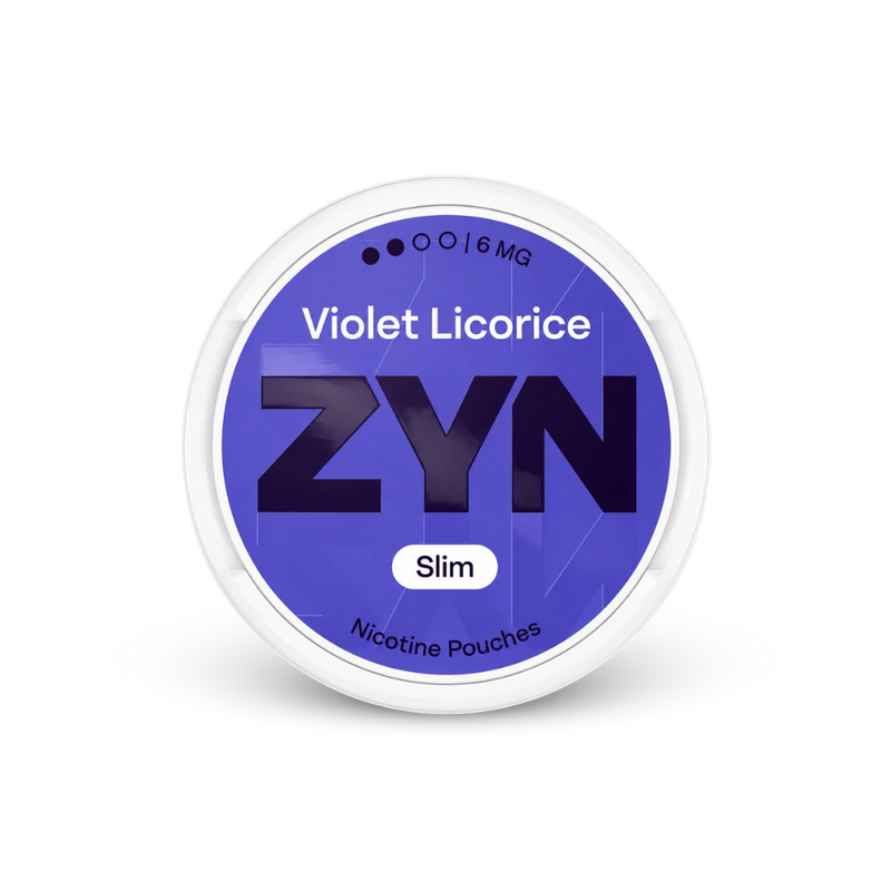 ZYN Violet Licorice Slim S2 – nikotinpárnák doboza