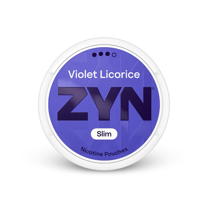 ZYN Violet Licorice Slim S3 – nikotinpárnák doboza