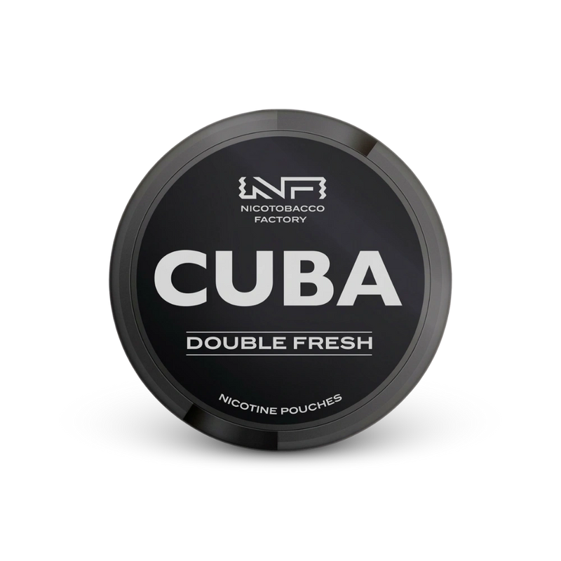 Cuba Black Double Fresh – nikotin zacskók doboza