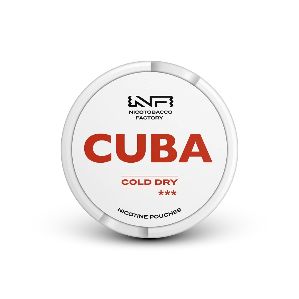 Cuba Cold Dry Medium – nikotin zacskók doboza