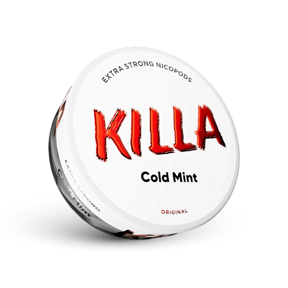Killa Cold Mint Extra Strong Nikotinzsákok, 16mg erősségű adag, mentol ízesítés