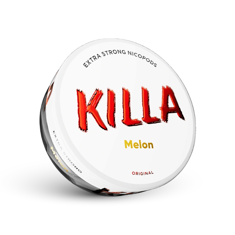 Killa Melon Extra Strong Nikotin Tasak Dózis melonízű, Eredeti Formátum
