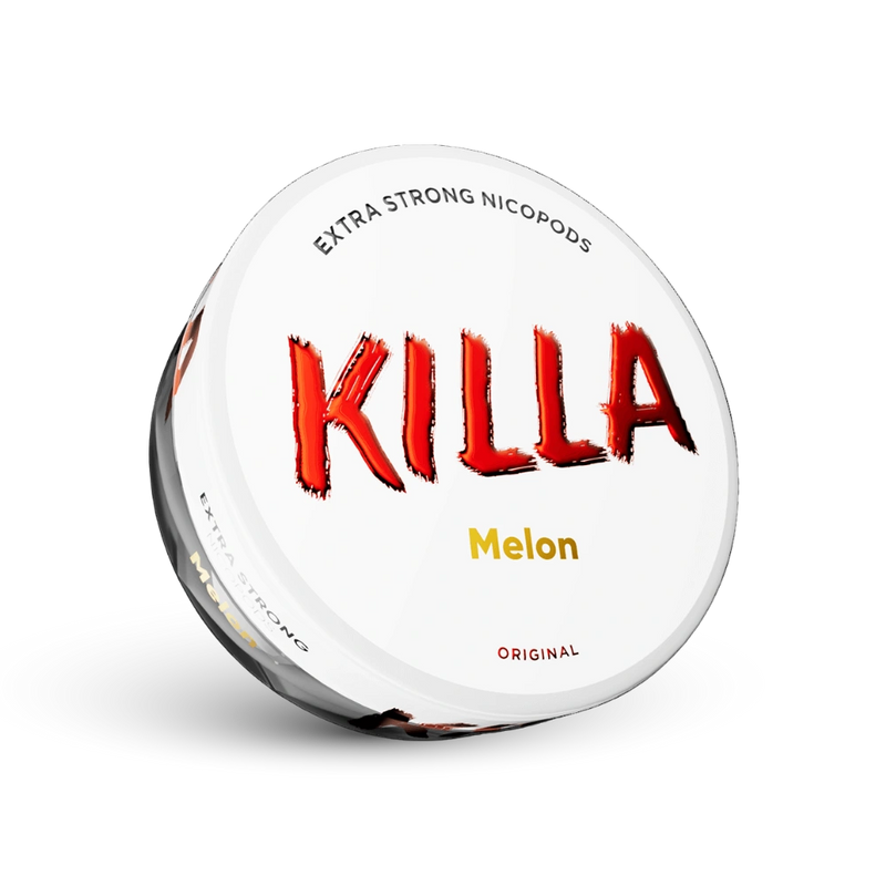 Killa Melon Extra Strong Nikotin Tasak Dózis melonízű, Eredeti Formátum