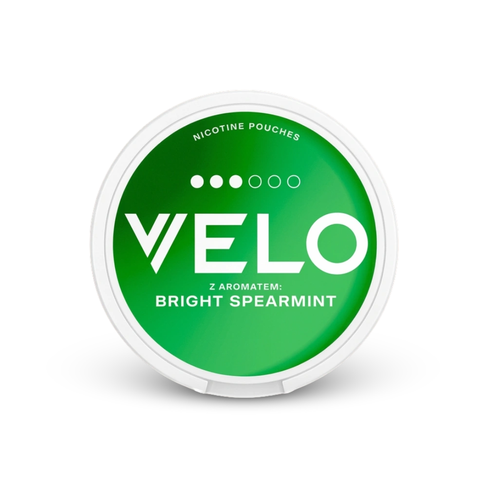Velo Bright Spearmint – nikotinpárnák doboza