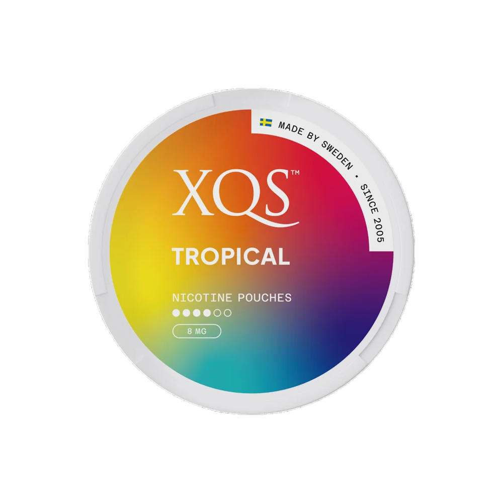 XQS TROPICAL nicotine pouches can