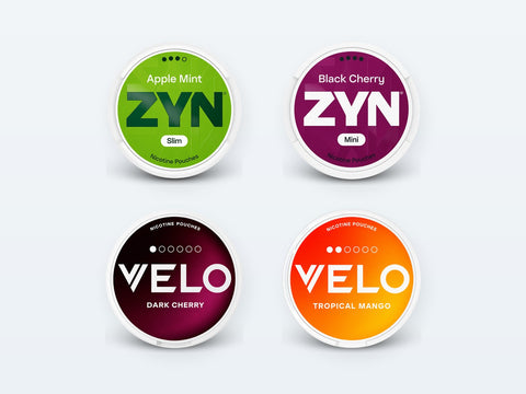 ZYN vs VELO: különbségek erősségben, formátumban és ízben
