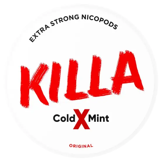 KILLA Cold X Mint – nikotintasak doboza