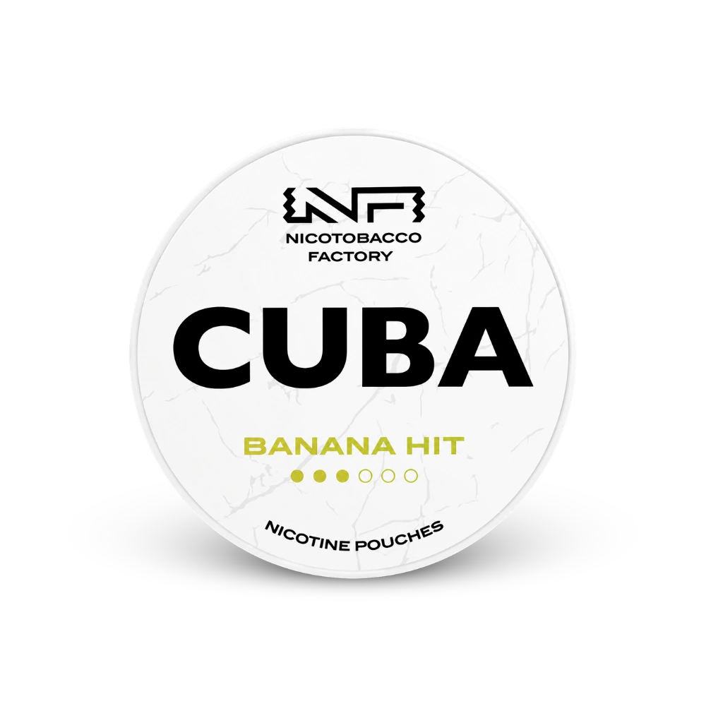 CUBA White Banana Hit – nikotin tasak doboza