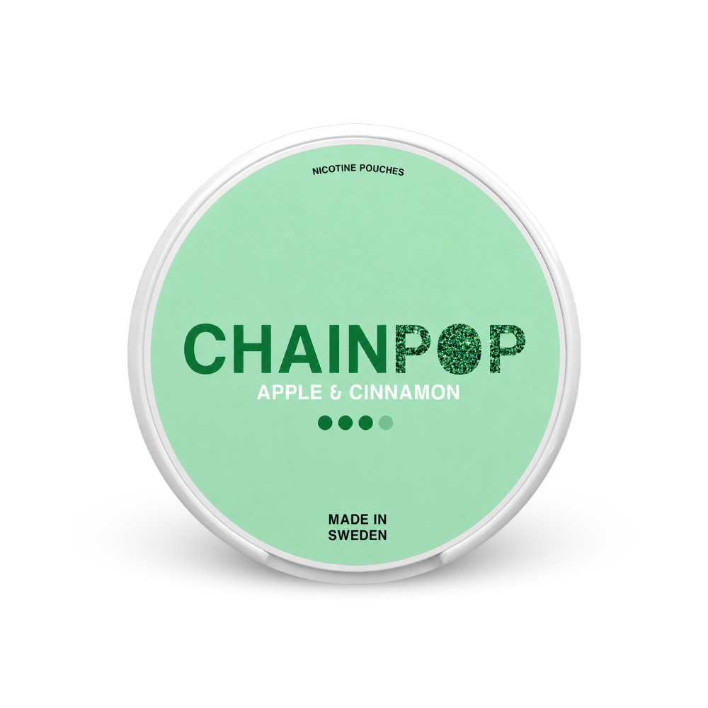 Chainpop Apple Cinnamon – nikotin zacskók doboza
