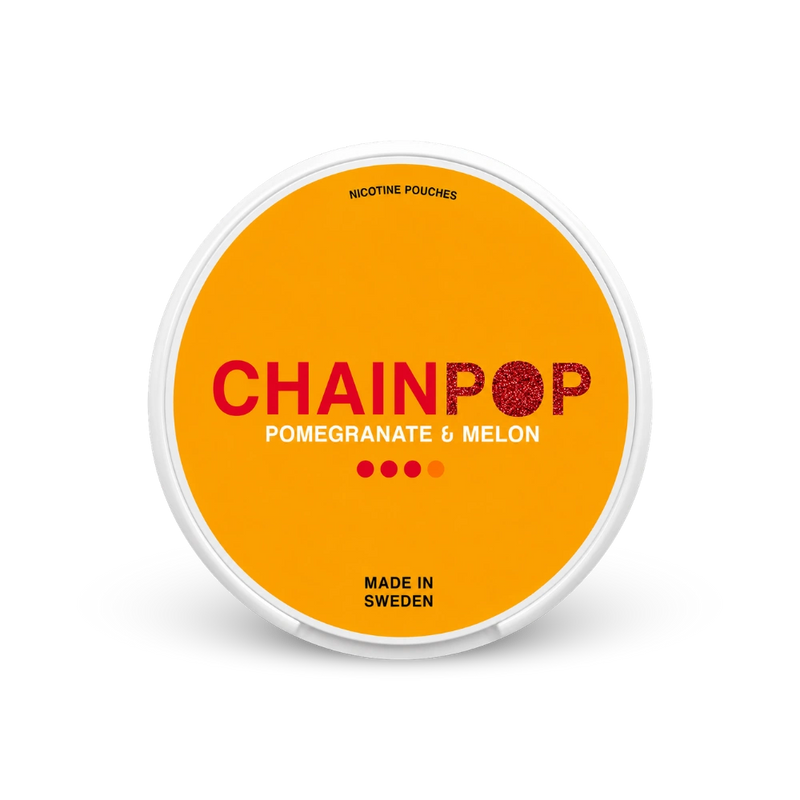 Chainpop Pomegranate Melon – nikotinzacskók doboza