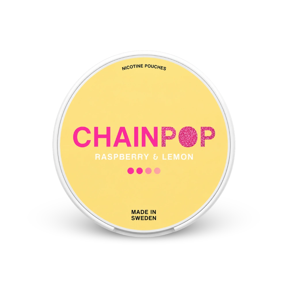 Chainpop Raspberry Lemon – nikotin zacskók doboza