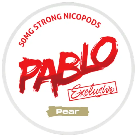 PABLO Exclusive Pear Strong – nikotinpárnák doboza