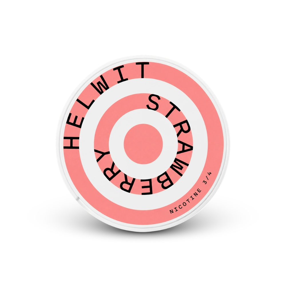 HELWIT Strawberry Medium – nikotin párnák doboza