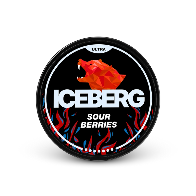 ICEBERG Sour Berries Ultra 70mg – nikotinpárnák doboza